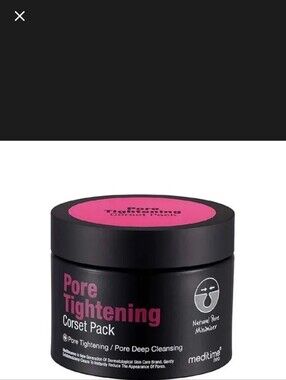 Meditime Pore Tightening Corset Pack - Black & Pink